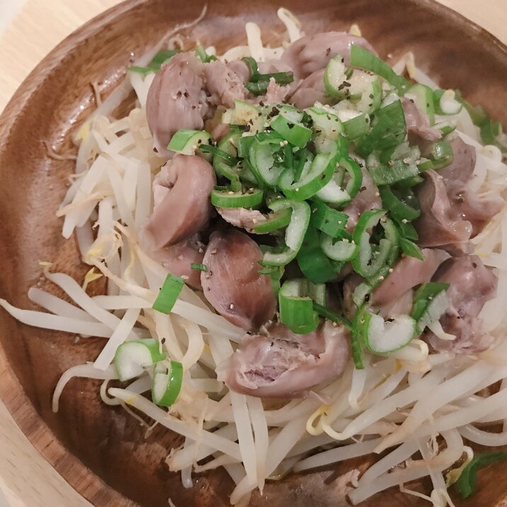 低カロリーなおつまみに 砂肝のネギぽん レシピ 作り方 By 茶々 楽天レシピ